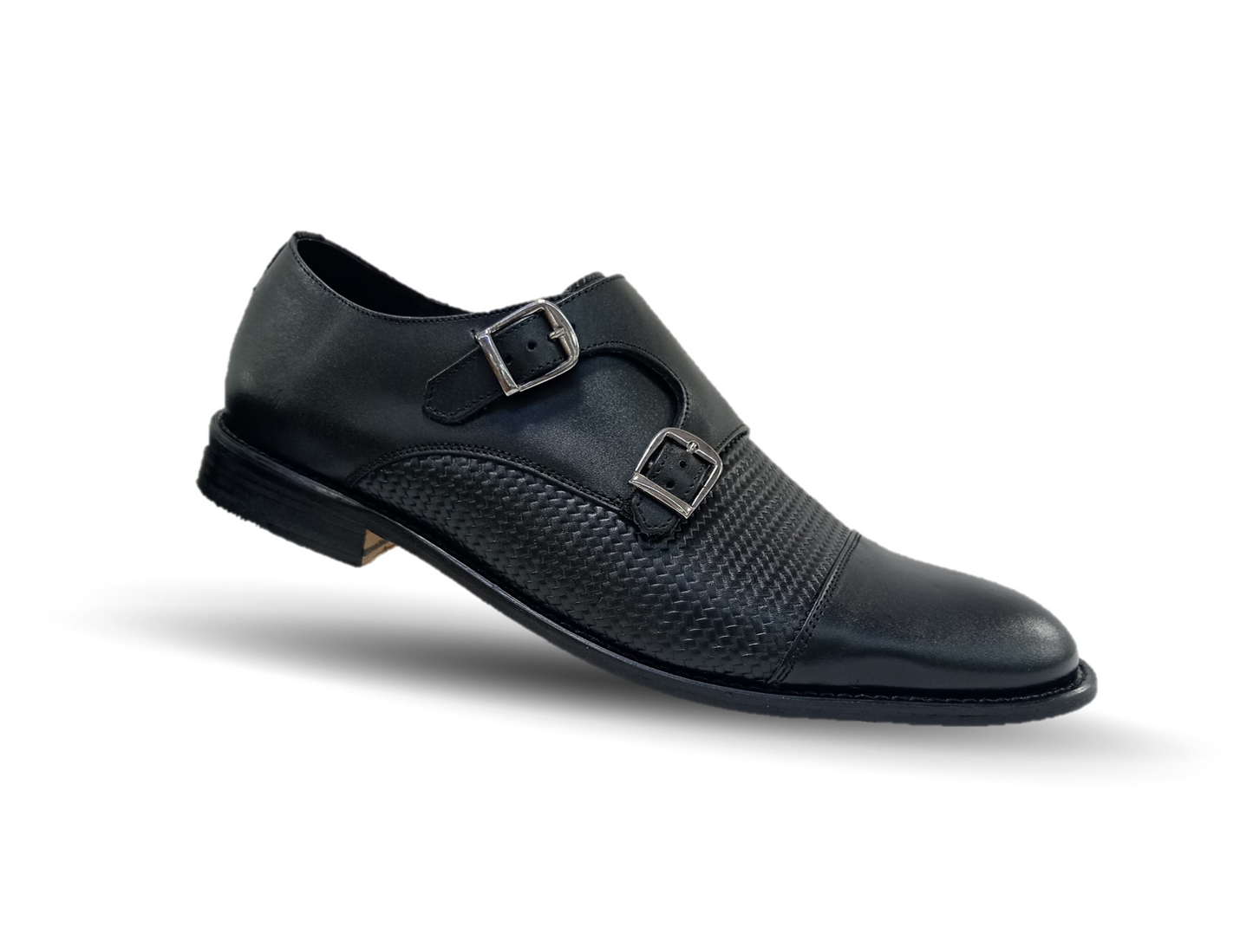 Zapatos de Vestir de piel con suela de cuero Giovani 930 Negro para hombre