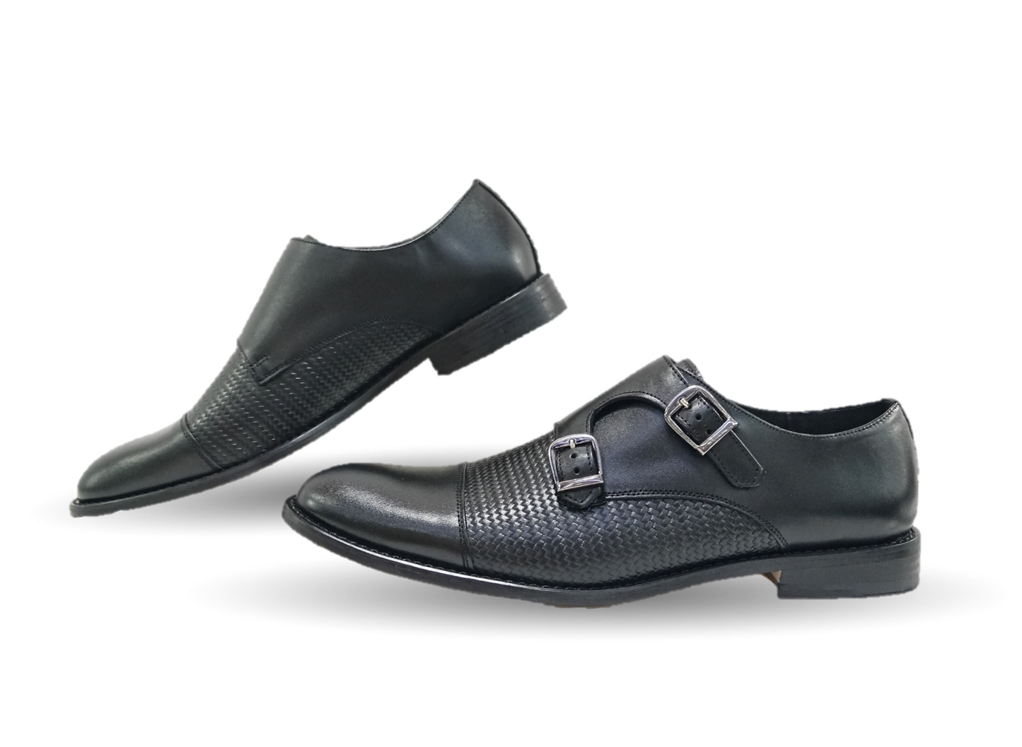 Zapatos de Vestir de piel con suela de cuero Giovani 930 Negro para hombre