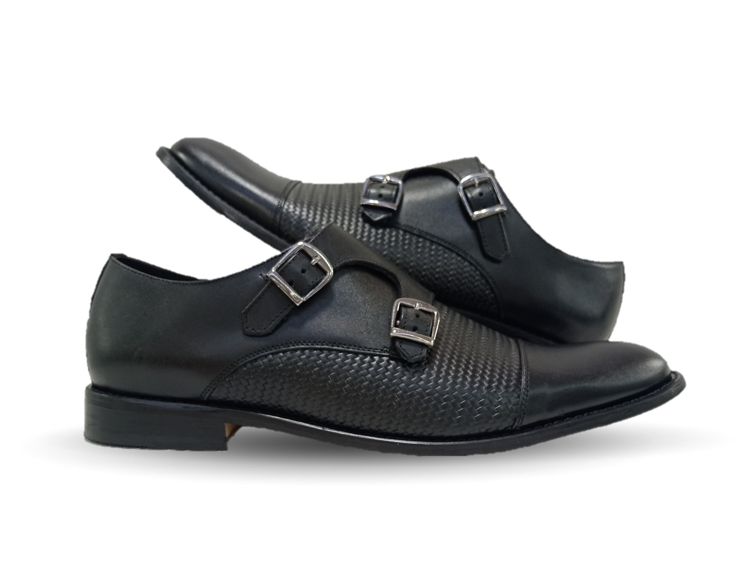 Zapatos de Vestir de piel con suela de cuero Giovani 930 Negro para hombre