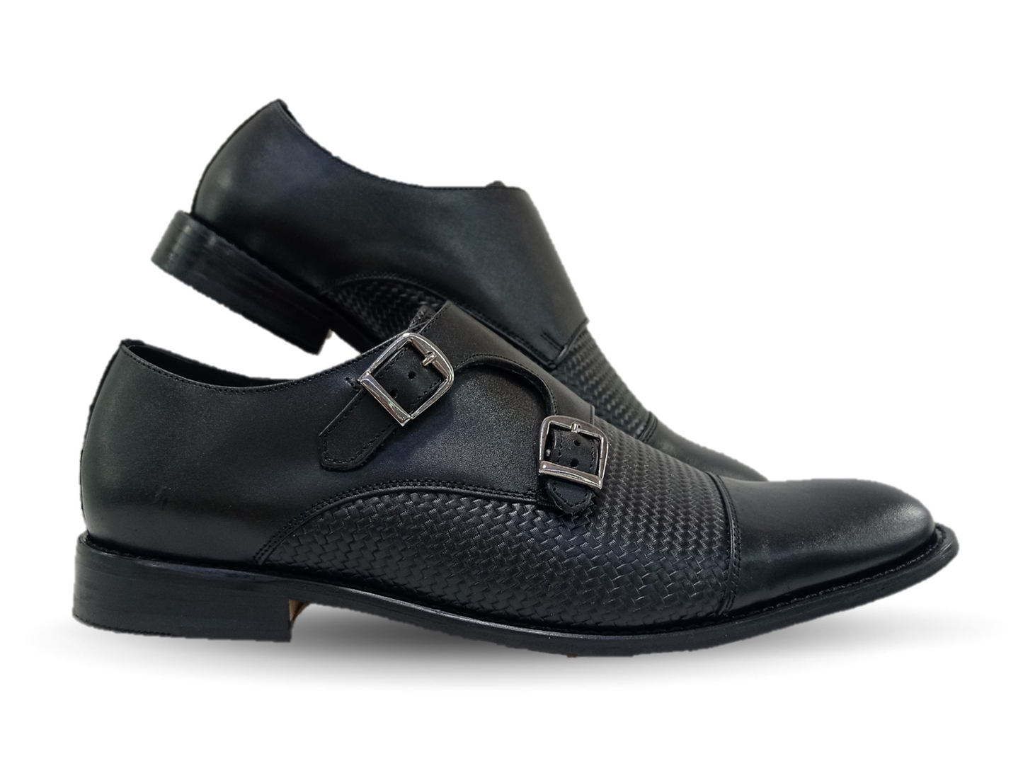 Zapatos de Vestir de piel con suela de cuero Giovani 930 Negro para hombre