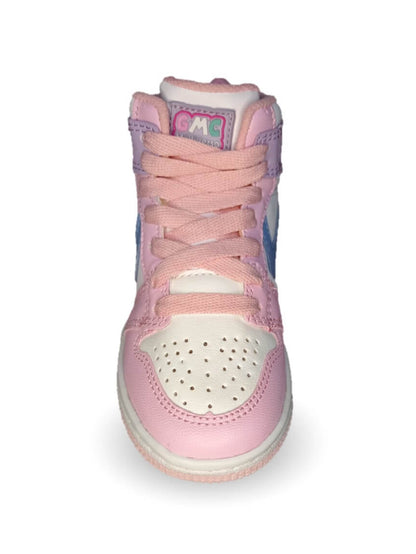Tenis Urbano tipo Bota con agujetas Gmc 809 Rosa/Lila para niña