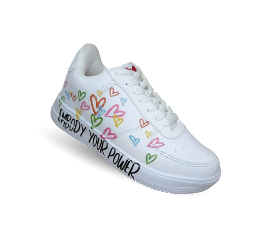 Tenis Urbano de moda Gosh 107 Blanco/Multicolor para mujer