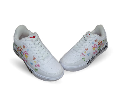 Tenis Urbano de moda Gosh 107 Blanco/Multicolor para mujer