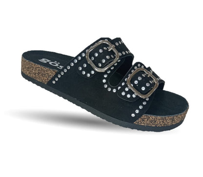 Sandalia de moda Gosh 1901 Negro para mujer