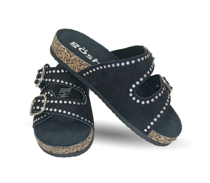 Sandalia de moda Gosh 1901 Negro para mujer