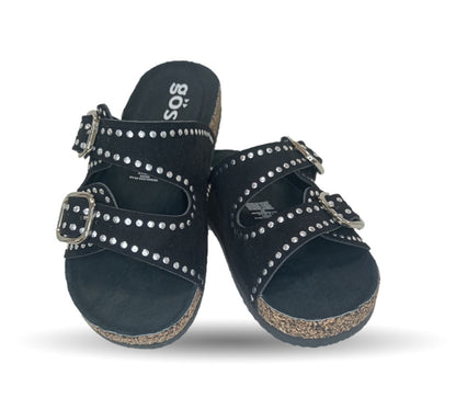 Sandalia de moda Gosh 1901 Negro para mujer