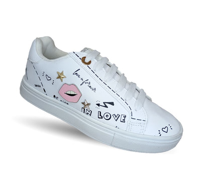 Tenis Urbano de moda Gosh 19 Blanco para mujer