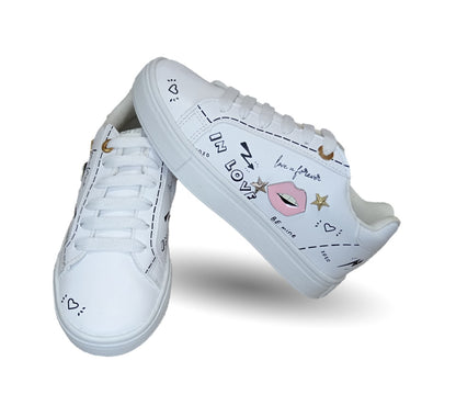 Tenis Urbano de moda Gosh 19 Blanco para mujer