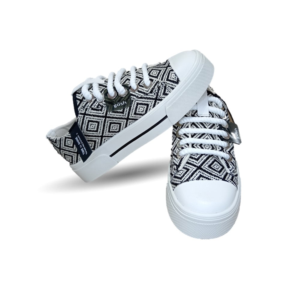Tenis Urbano de moda Gosh 2 Negro/Blanco para mujer