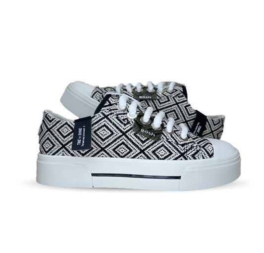 Tenis Urbano de moda Gosh 2 Negro/Blanco para mujer