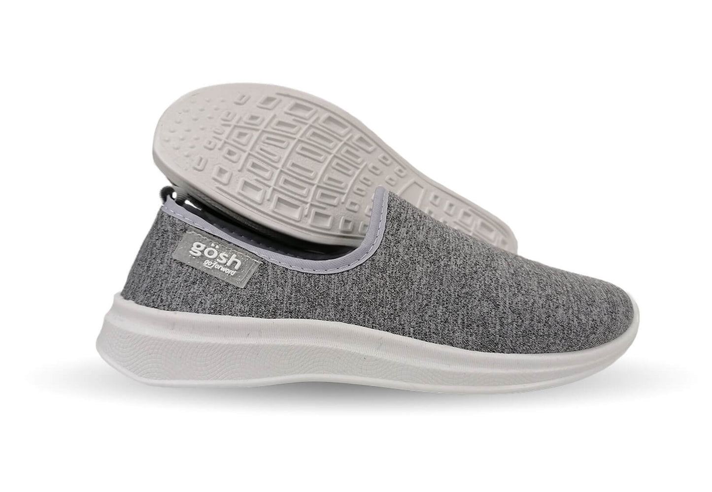 Tenis Urbano Slip On Gosh 301 Gris para mujer