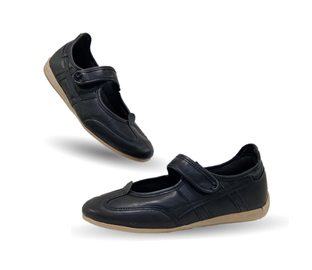 Tenis Urbano de moda Gosh 3201 Negro/Negro para mujer