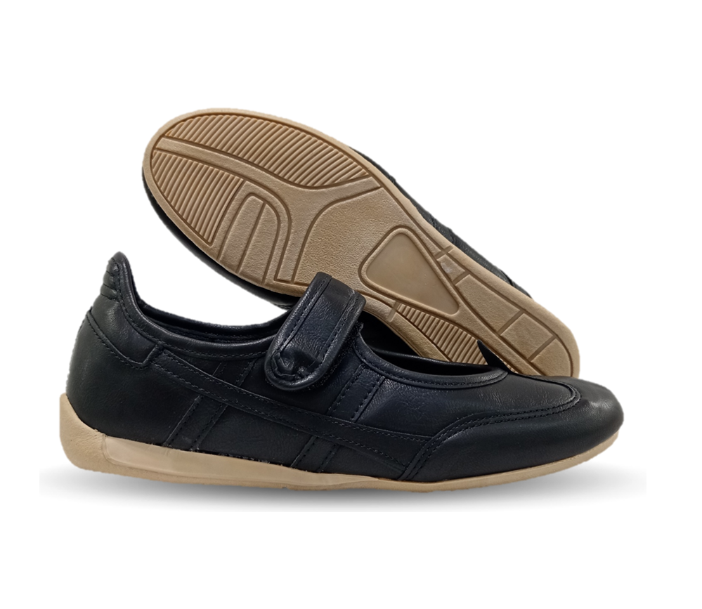 Tenis Urbano de moda Gosh 3201 Negro/Negro para mujer