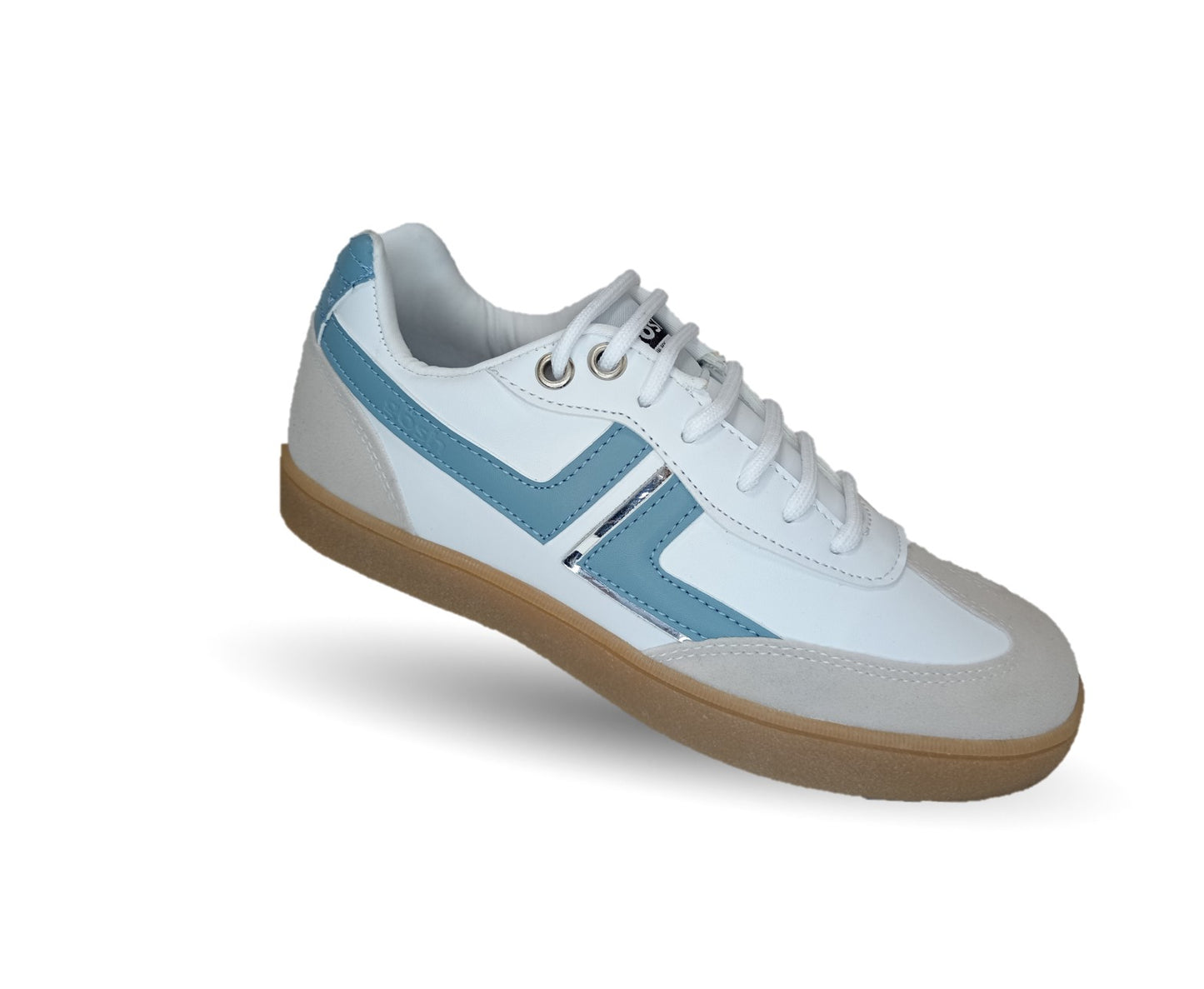 Tenis Urbano de moda Gosh 3401 Blanco/Azul/Marfil para mujer