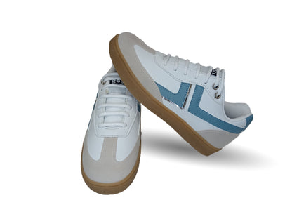 Tenis Urbano de moda Gosh 3401 Blanco/Azul/Marfil para mujer