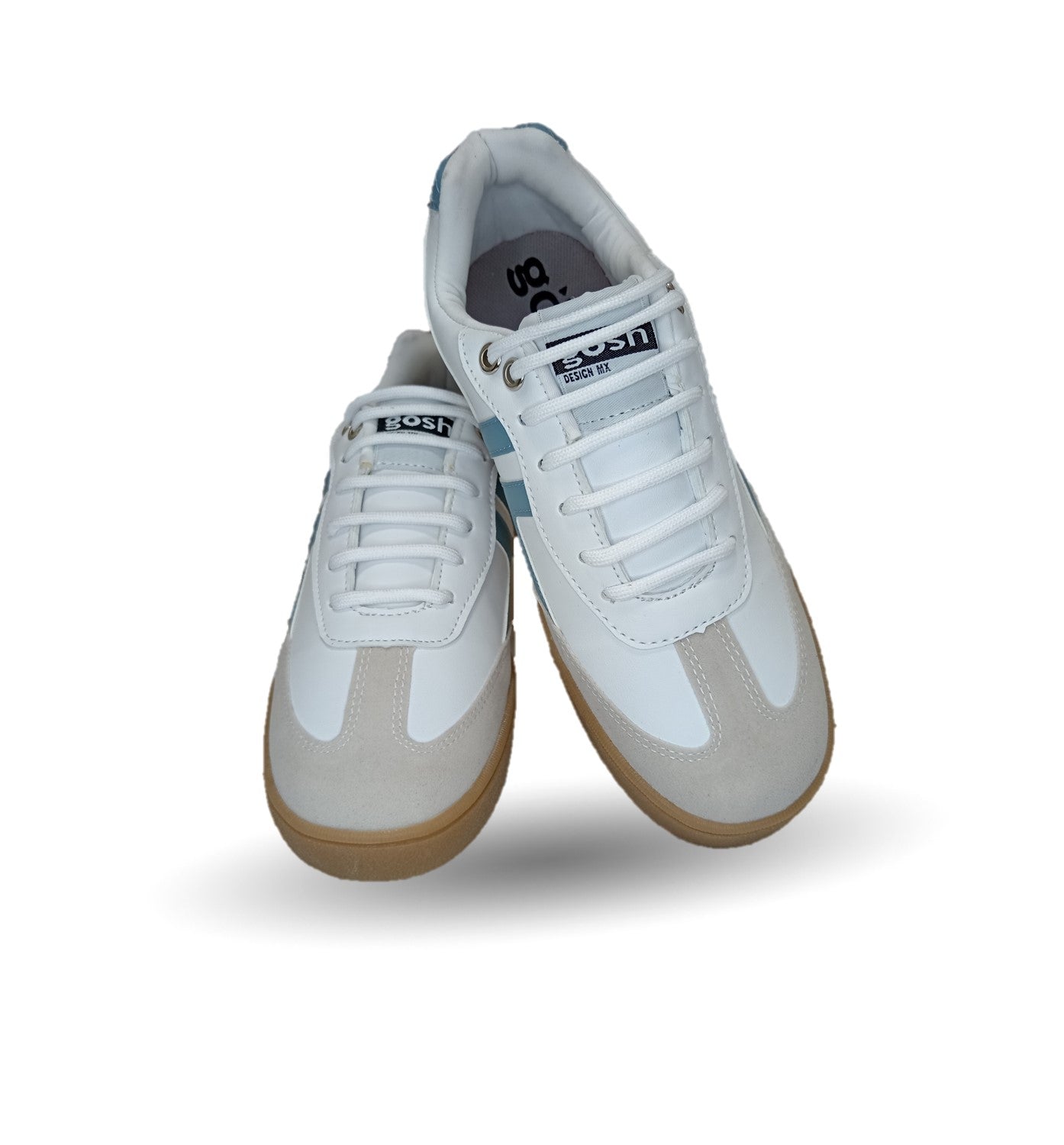 Tenis Urbano de moda Gosh 3401 Blanco/Azul/Marfil para mujer