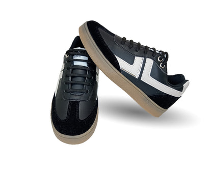 Tenis Urbano de moda Gosh 3402 Negro/Beige para mujer