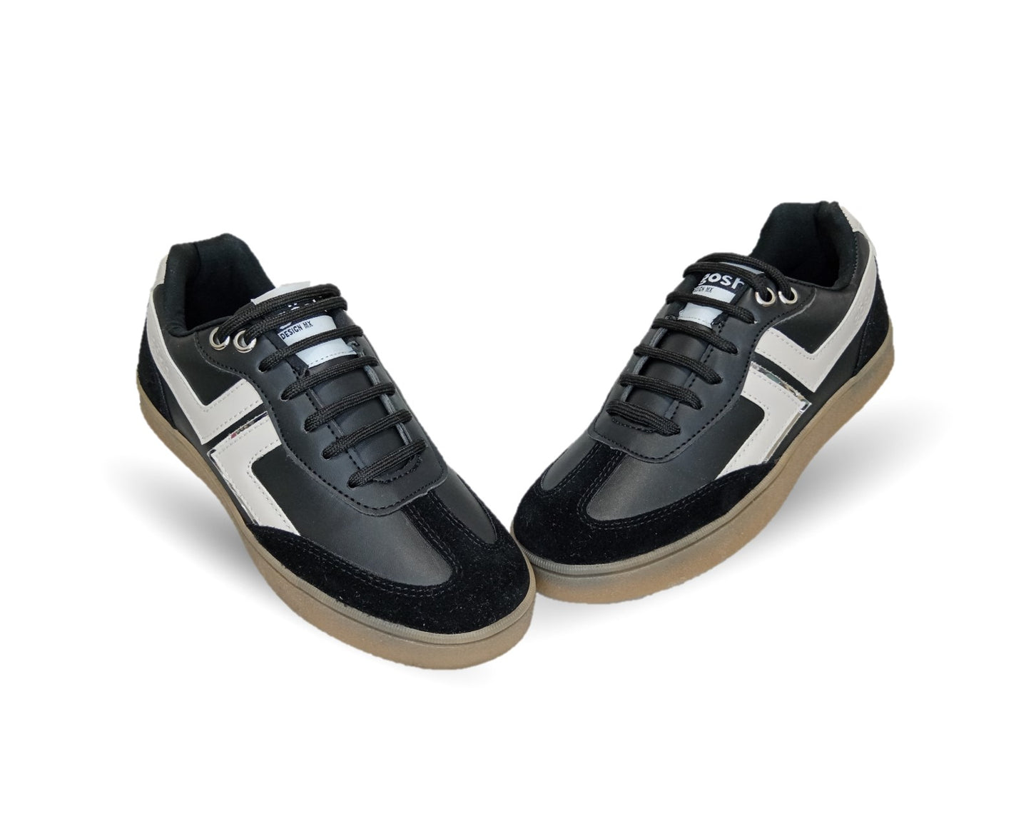 Tenis Urbano de moda Gosh 3402 Negro/Beige para mujer