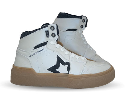 Tenis Urbano de moda tipo Bota Gosh 3416 Blanco para mujer