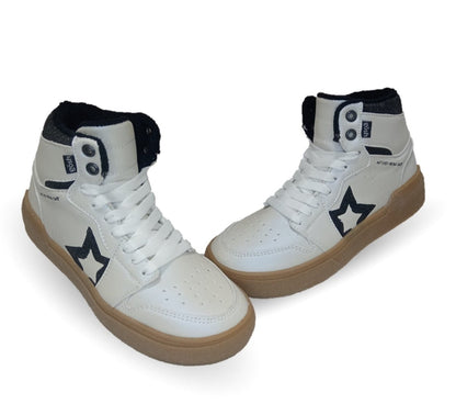 Tenis Urbano de moda tipo Bota Gosh 3416 Blanco para mujer