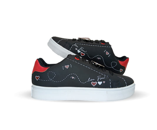 Tenis Urbano de moda Gosh 34 Negro para mujer