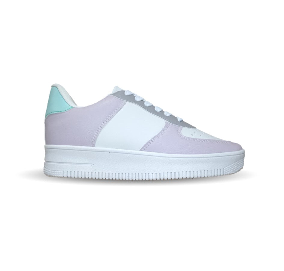 Tenis Urbano de moda Gosh 37 Lila/Blanco para mujer