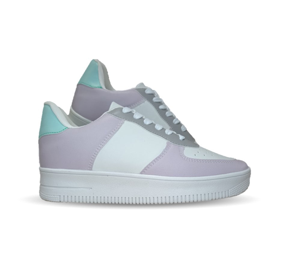 Tenis Urbano de moda Gosh 37 Lila/Blanco para mujer