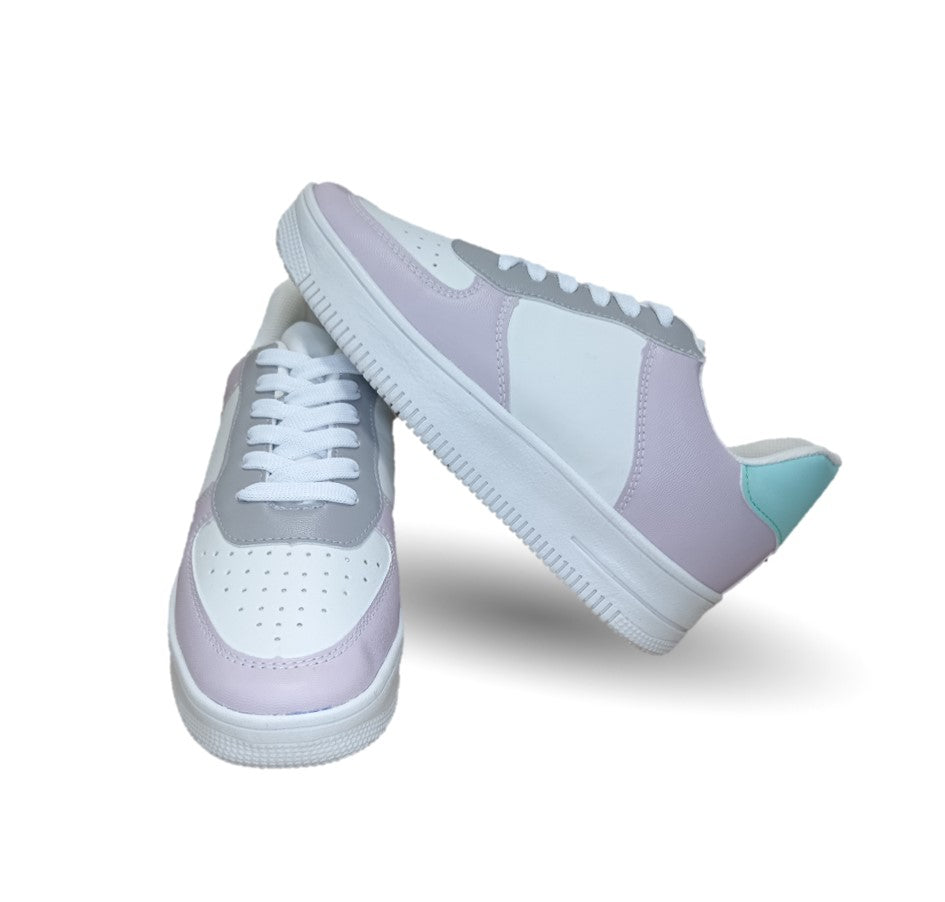 Tenis Urbano de moda Gosh 37 Lila/Blanco para mujer
