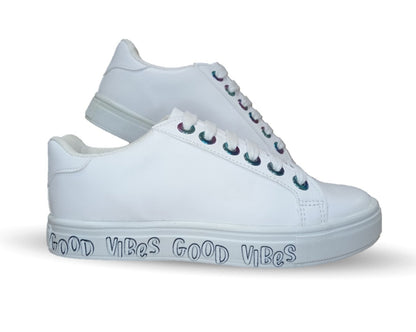 Tenis Urbano de moda Gosh 39 Blanco para mujer
