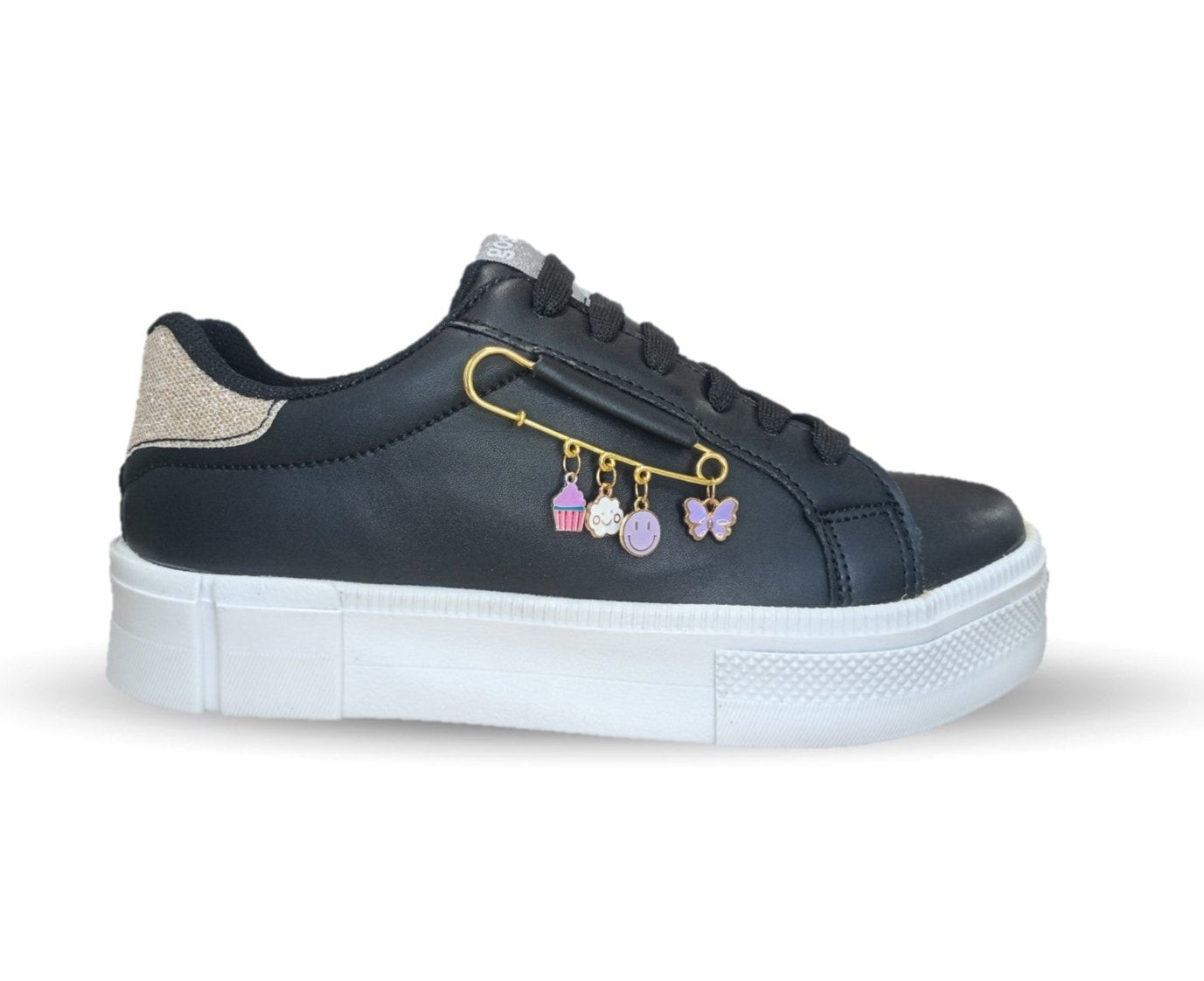 Tenis Urbano de moda Gosh 410 Negro para mujer