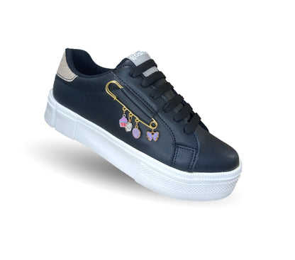 Tenis Urbano de moda Gosh 410 Negro para mujer