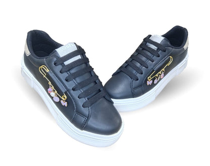 Tenis Urbano de moda Gosh 410 Negro para mujer