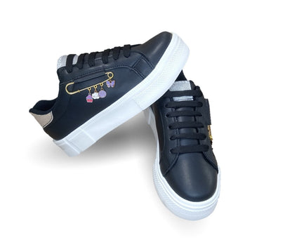 Tenis Urbano de moda Gosh 410 Negro para mujer