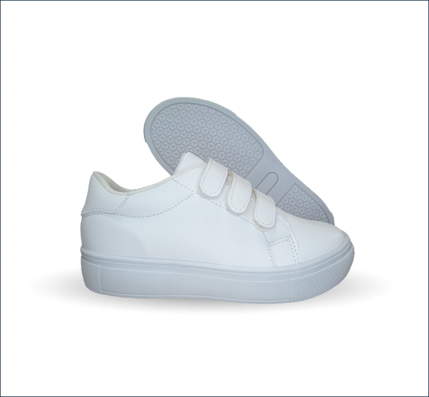 Tenis Escolar y Urbano con contactel Gosh 43 Blanco Unisex para niño y niña