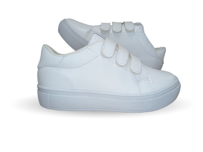 Tenis Escolar y Urbano con contactel Gosh 43 Blanco Unisex para niño y niña