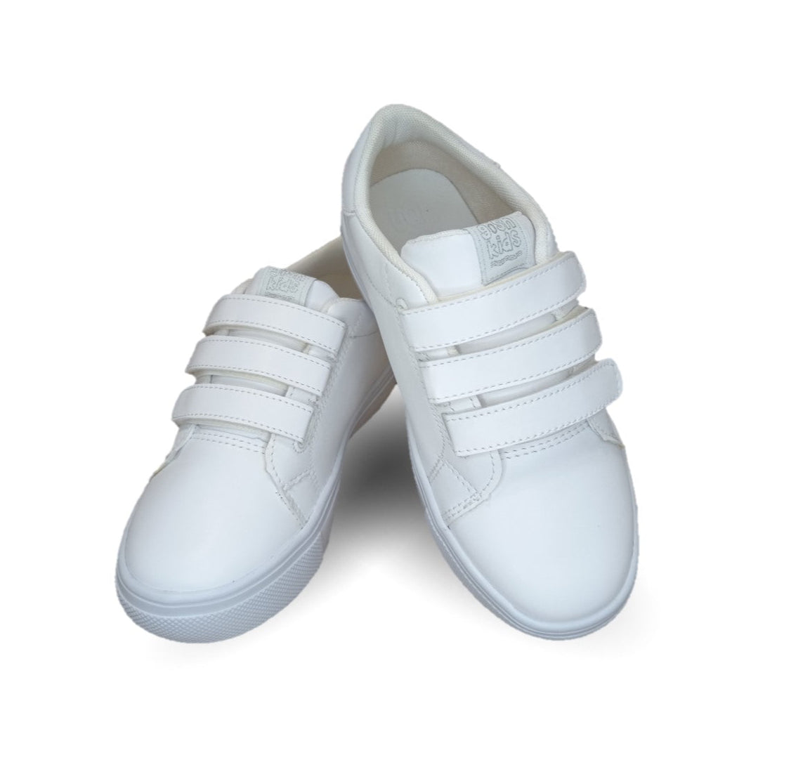 Tenis Escolar y Urbano con contactel Gosh 43 Blanco Unisex para niño y niña