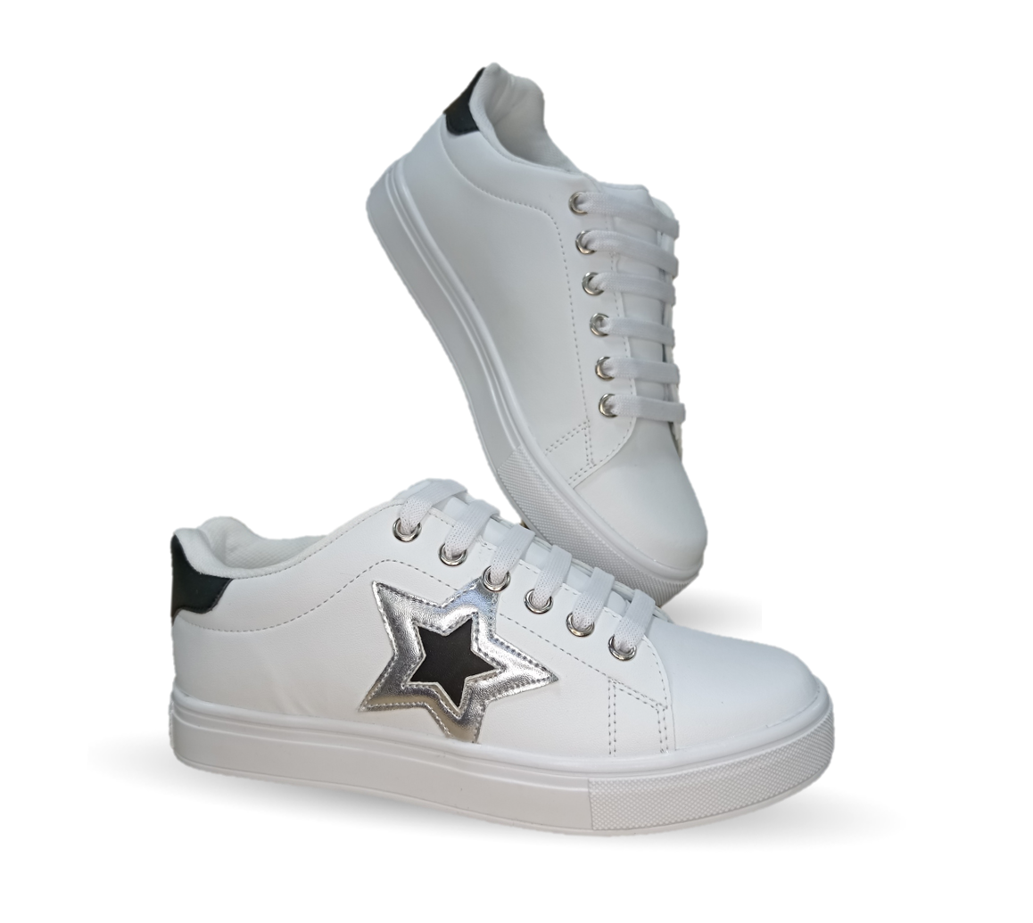 Tenis Urbano Gosh 44 Blanco/Negro para mujer