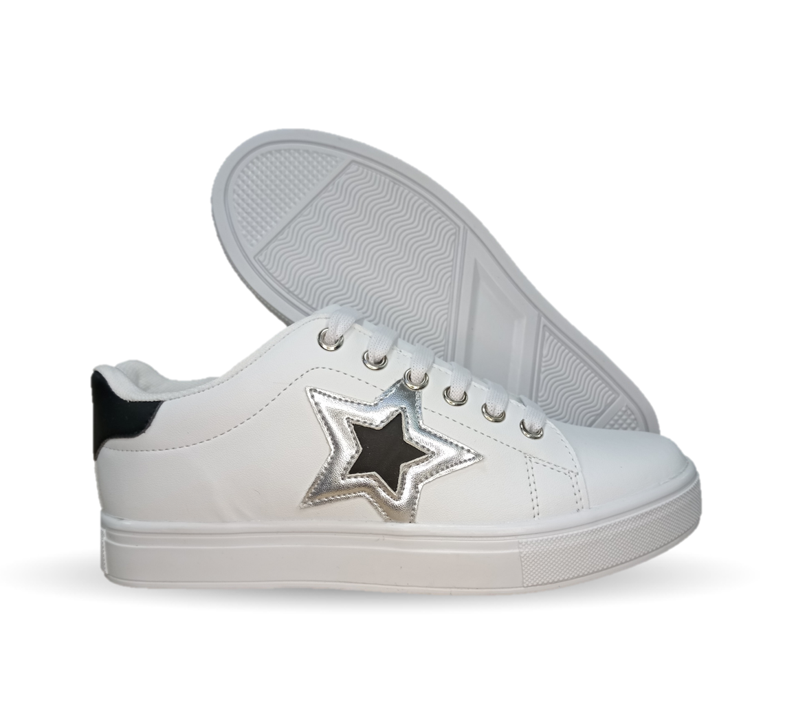 Tenis Urbano Gosh 44 Blanco/Negro para mujer