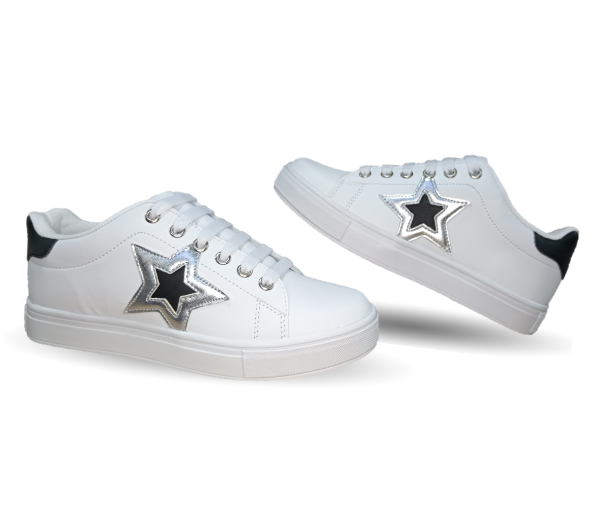 Tenis Urbano Gosh 44 Blanco/Negro para mujer