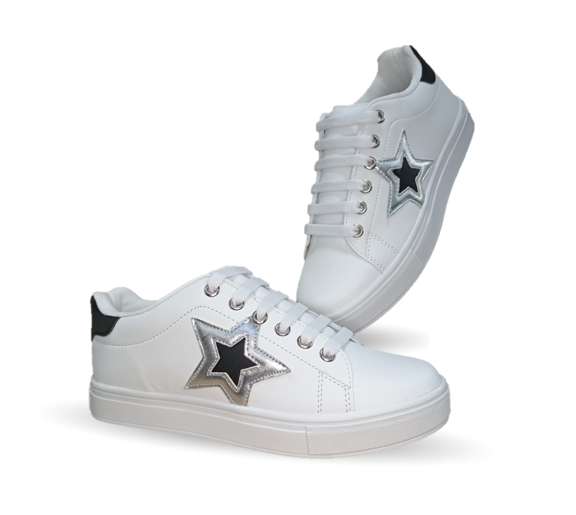 Tenis Urbano Gosh 44 Blanco/Negro para mujer