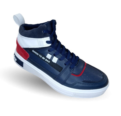 Tenis Urbano de moda tipo Bota Gosh 9015 Marino/Rojo para hombre