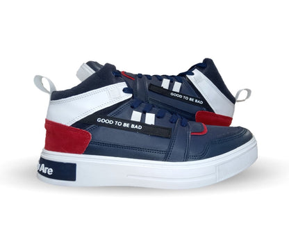 Tenis Urbano de moda tipo Bota Gosh 9015 Marino/Rojo para hombre