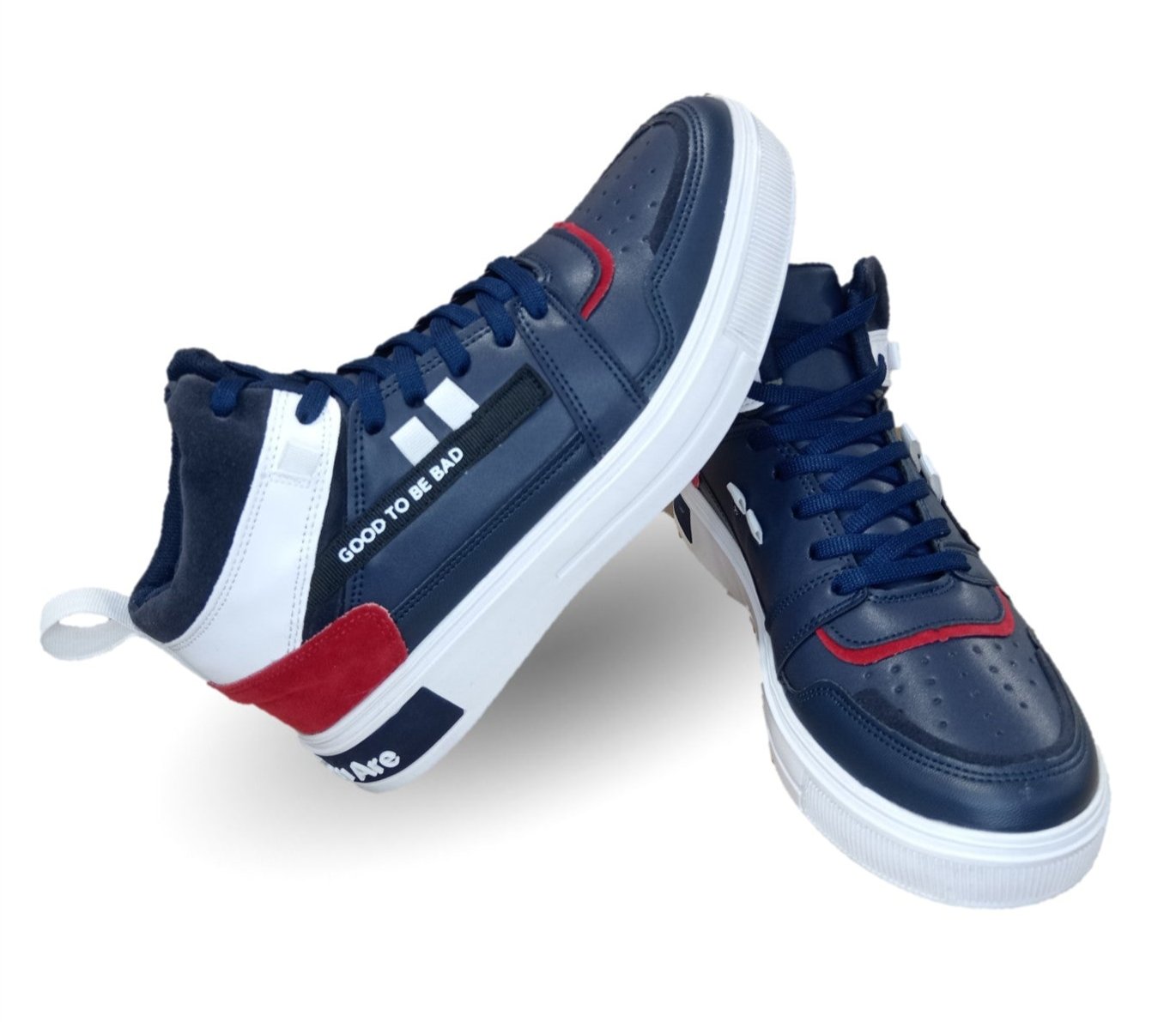 Tenis Urbano de moda tipo Bota Gosh 9015 Marino/Rojo para hombre