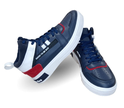 Tenis Urbano de moda tipo Bota Gosh 9015 Marino/Rojo para hombre