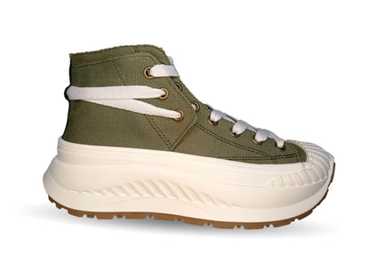 Tenis Urbano de moda tipo Bota Gosh 905 Musgo/Negro para mujer