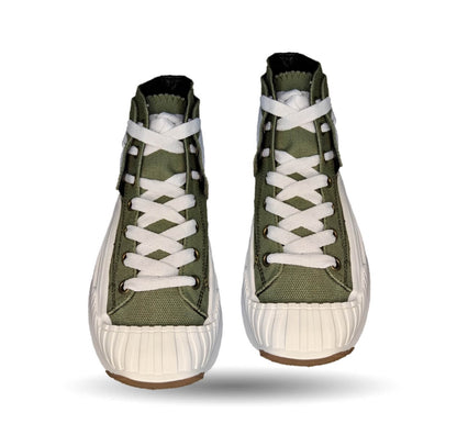 Tenis Urbano de moda tipo Bota Gosh 905 Musgo/Negro para mujer