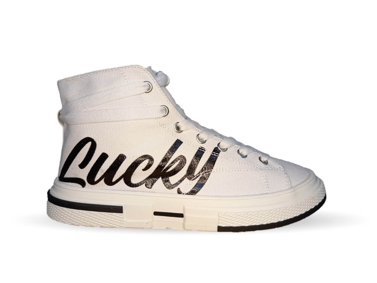 Tenis Urbano de moda tipo Bota Gosh 908 Blanco para mujer