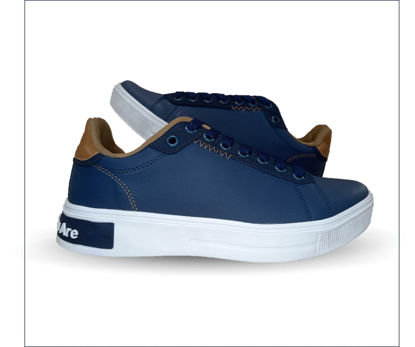 Tenis Urbano de moda Gosh 9150 Marino/Marino/Camel para hombre