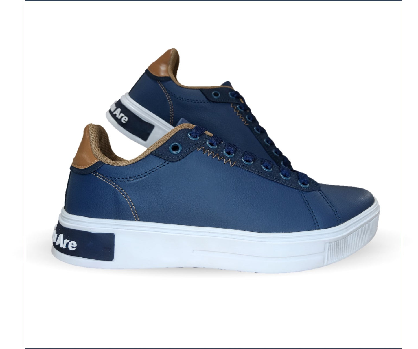 Tenis Urbano de moda Gosh 9150 Marino/Marino/Camel para hombre