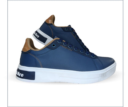 Tenis Urbano de moda Gosh 9150 Marino/Marino/Camel para hombre